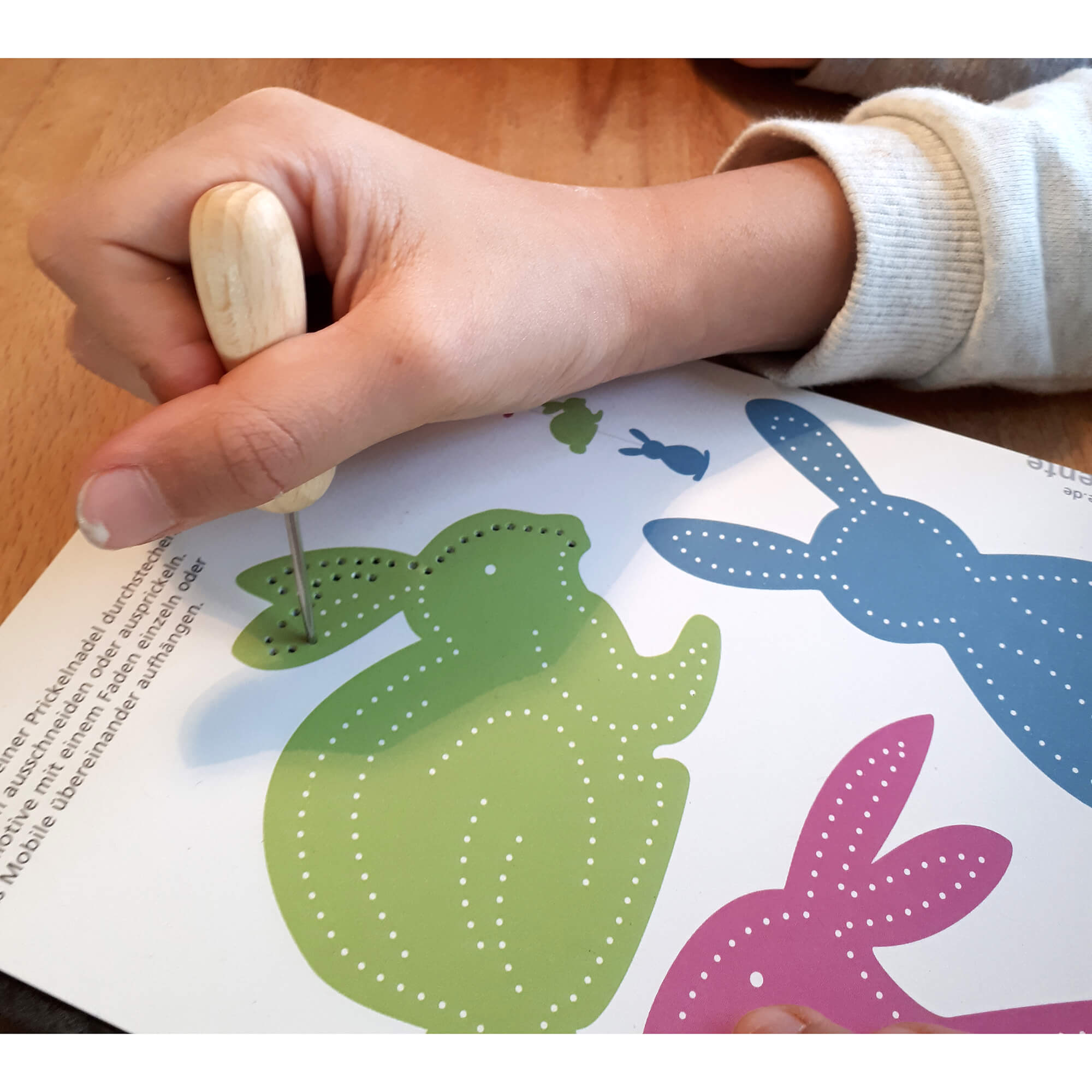 Prickeln für Kinder - Prickelset Ostern Familienmomente - malmichbuntbest.com