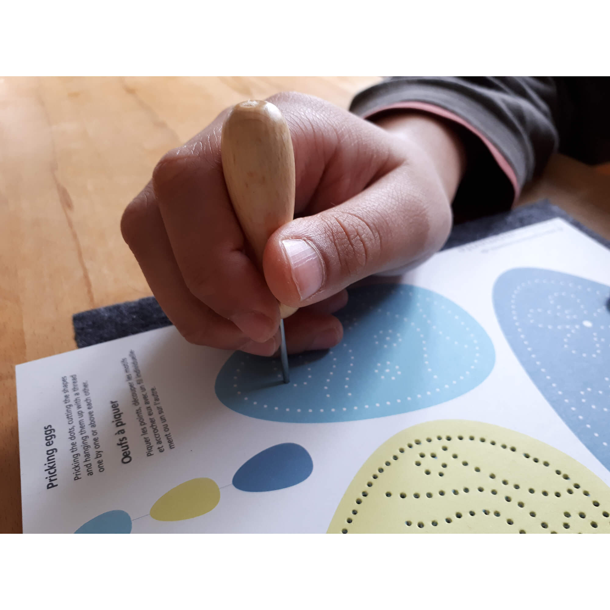 Prickeln für Kinder - Prickelset Ostern Familienmomente - malmichbuntbest.com