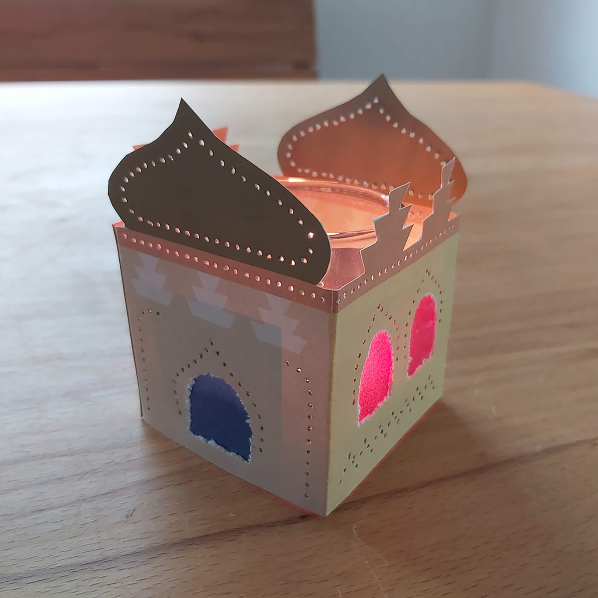 Prickeln für Kinder - Prickelset Windlichthäuser Orient Familienmomente - malmichbuntbest.com