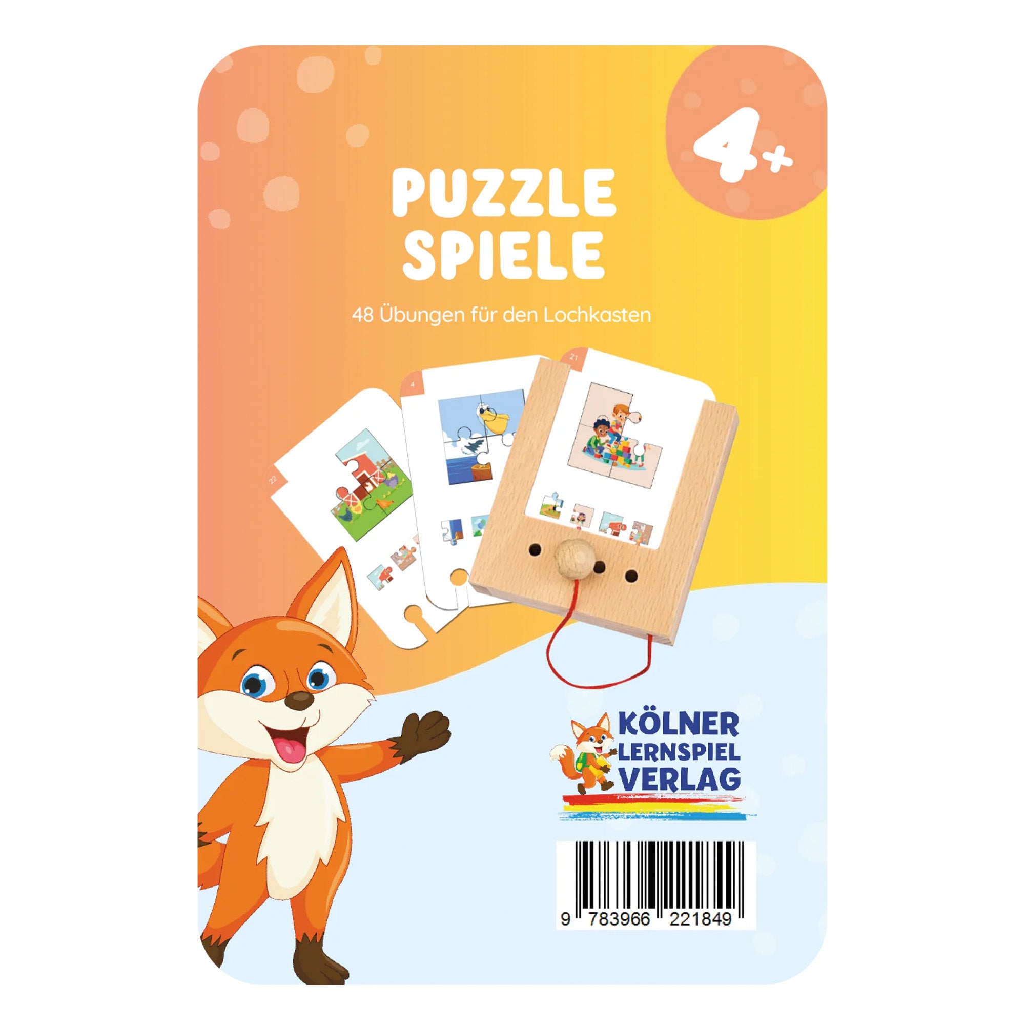 Puzzlespiele ab 4 Jahren - Übungen für den Lochkasten Lernspielverlag - malmichbuntbest.com