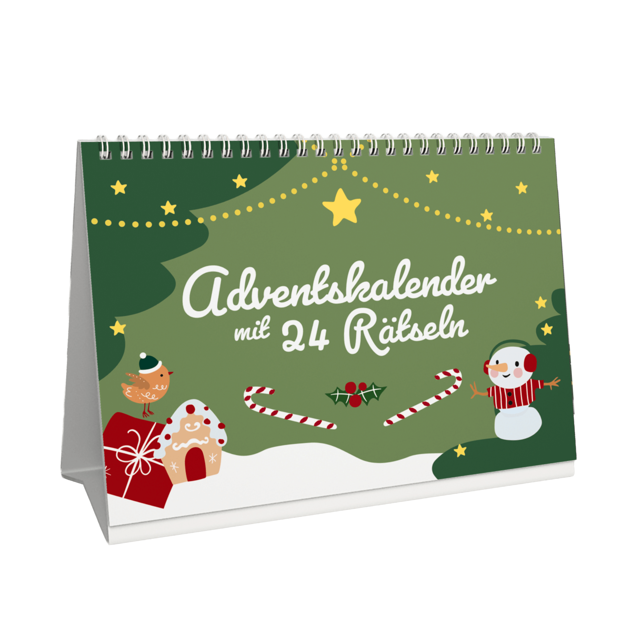 Rätsel-Adventskalender mit 24 kniffligen Rätseln für die ganze Familie Jeka - malmichbuntbest.com