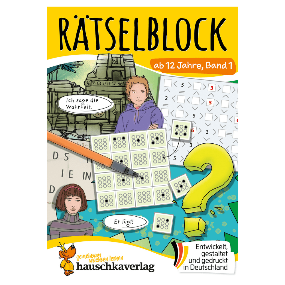 Rätselblock ab 12 Jahre, Band 1 - Nr. 656 Hauschka Verlag - malmichbuntbest.com