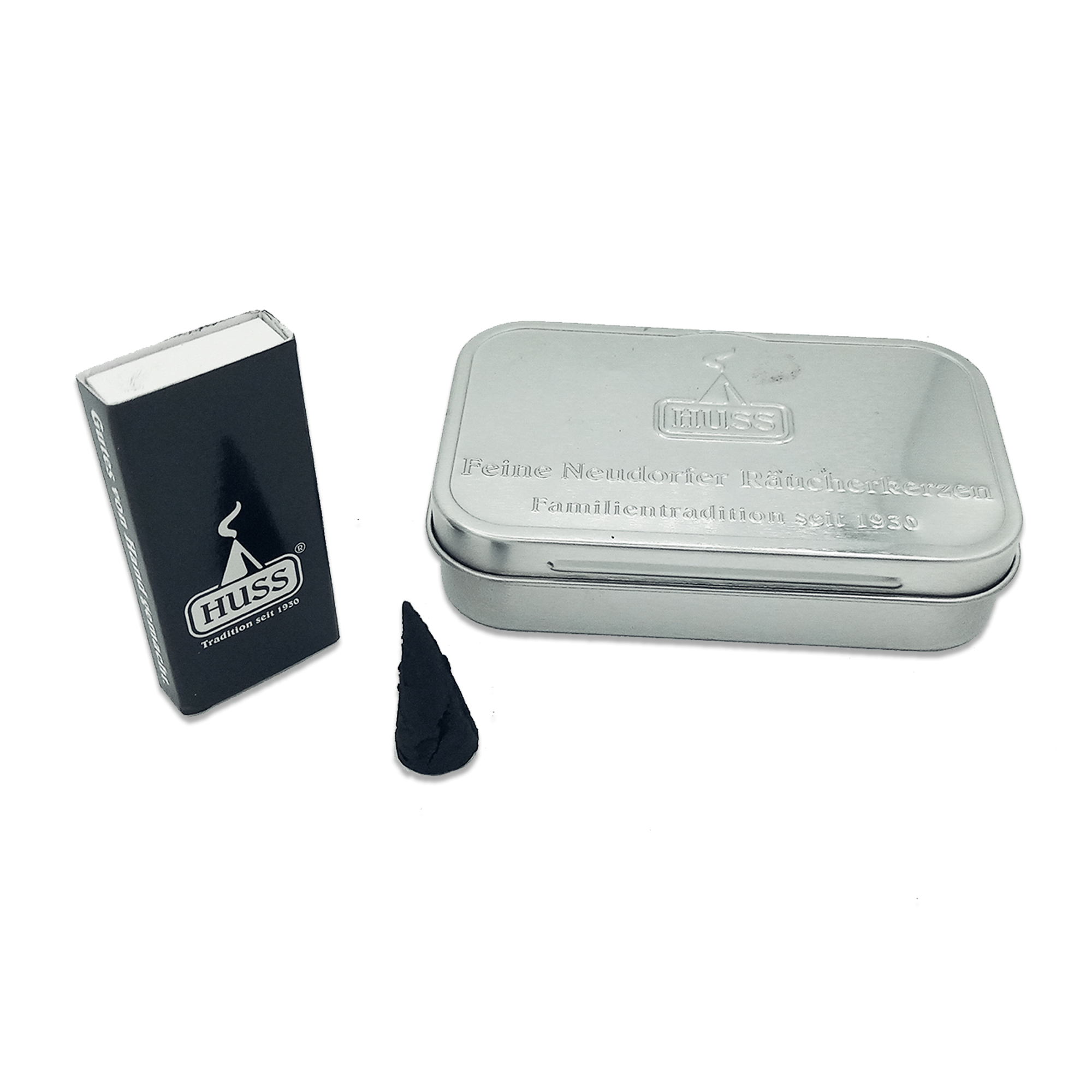 Räucherkerzen Schnupperset - Blechdose klein Huss - malmichbuntbest.com