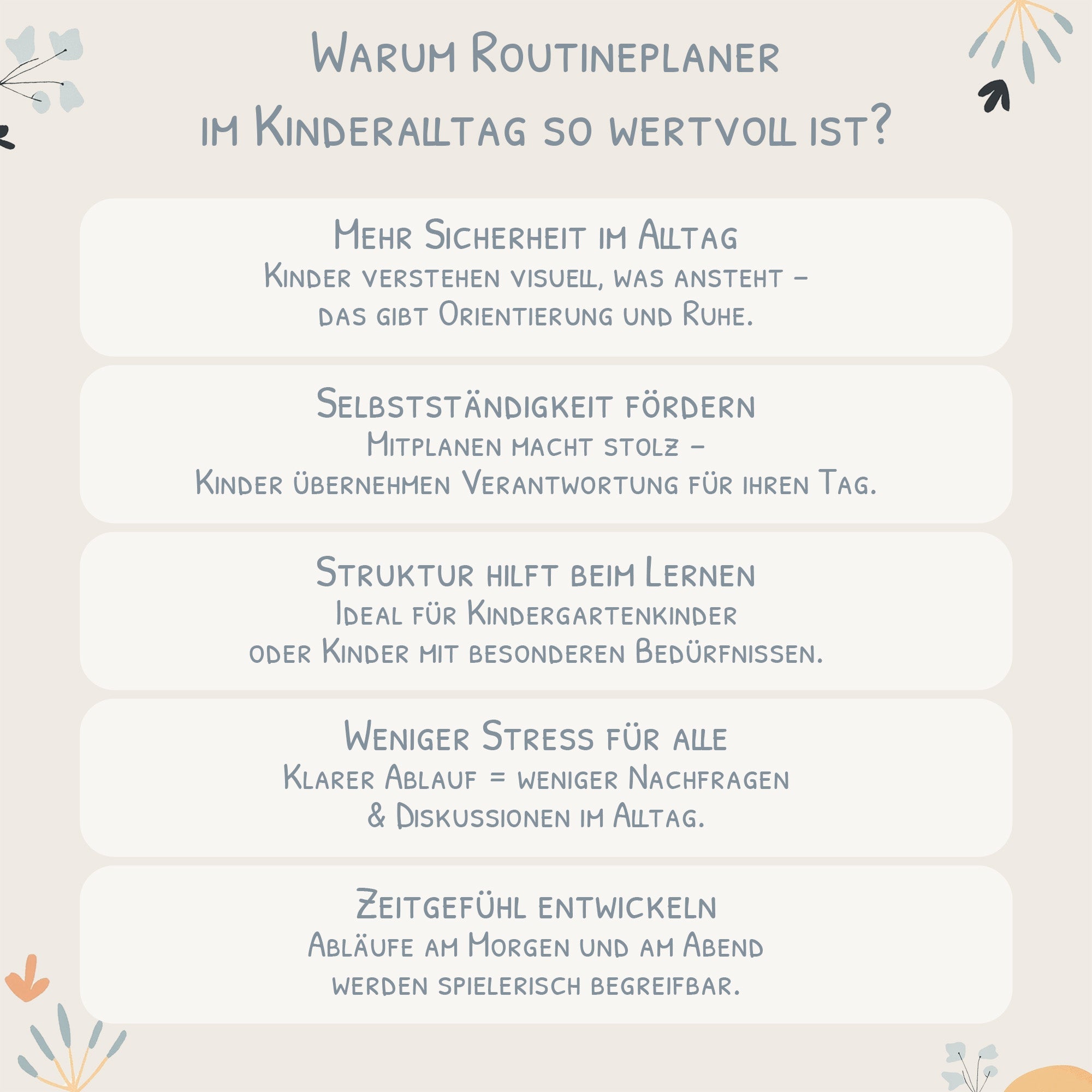 Routineplaner (Morgen & Abend) inkl. 105 Routinekärtchen - Meerjungfrau Jeka - malmichbuntbest.com
