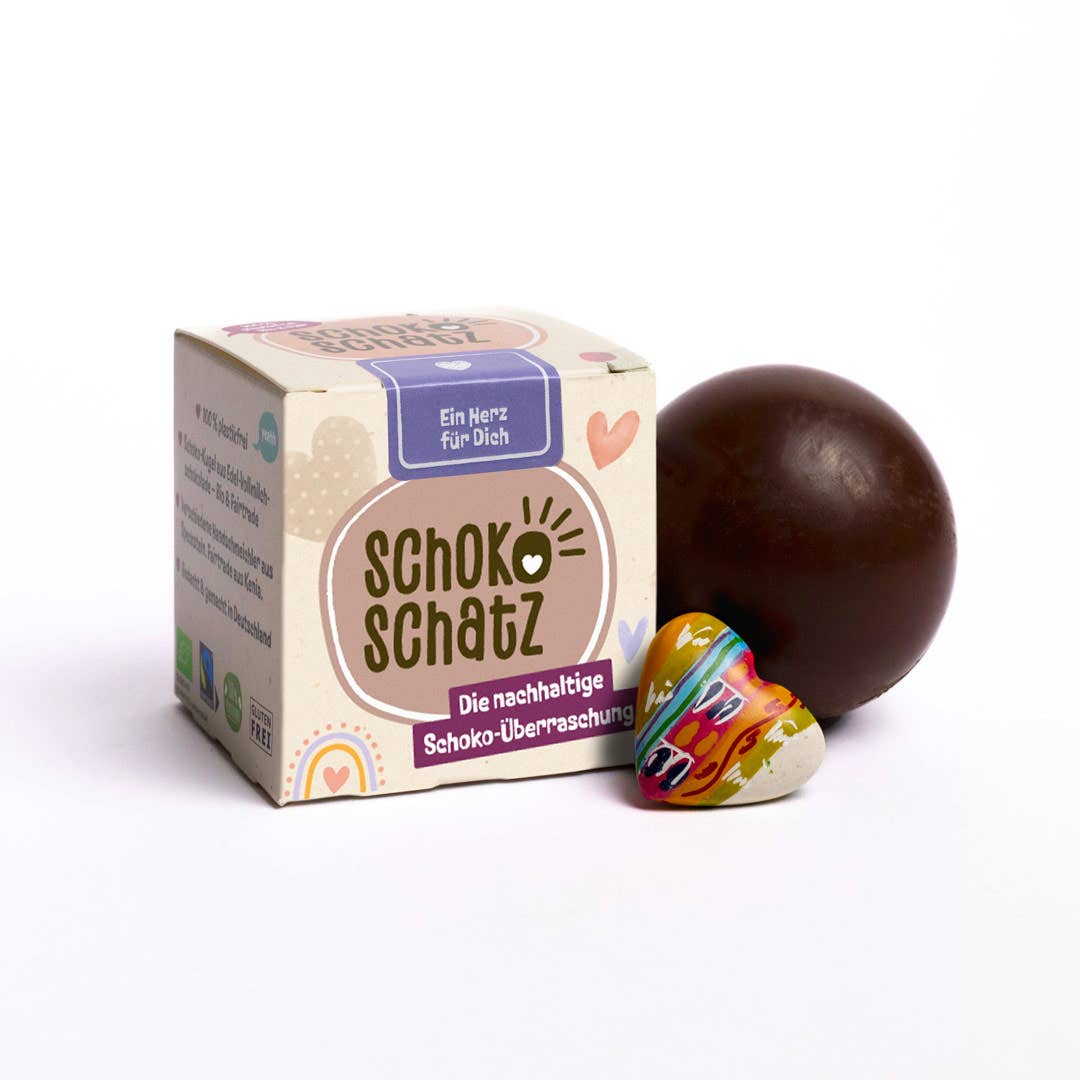 Schokoladen - Kugel mit Überraschung zum Muttertag SchokoSchatz e.K. - malmichbuntbest.com
