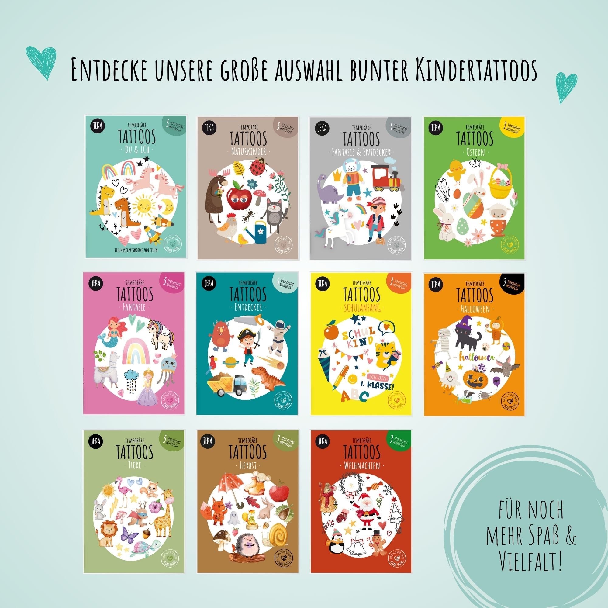 Schulanfang Kindertattoos Jeka - malmichbuntbest.com