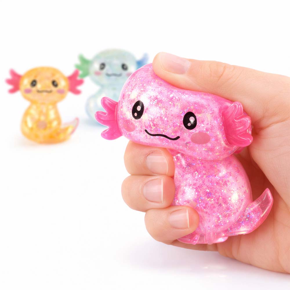 Squeeze Glitter Axolotl OBILO - malmichbuntbest.com