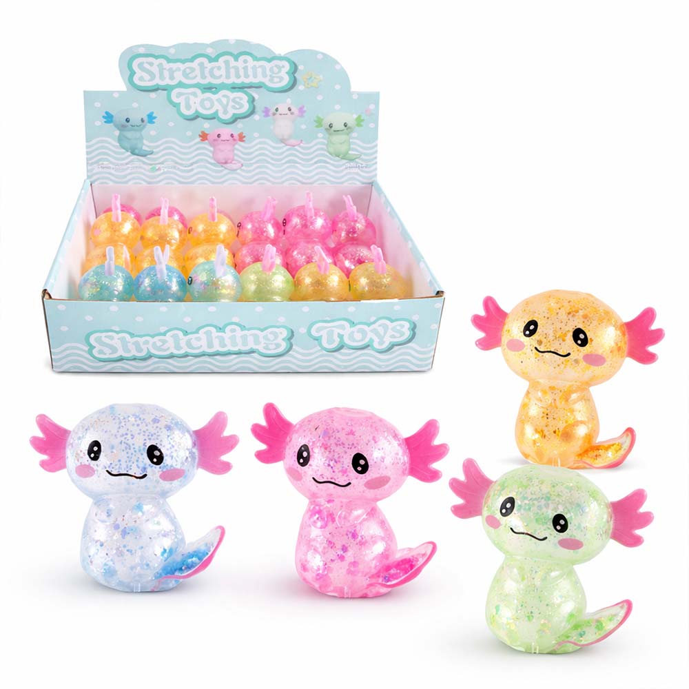 Squeeze Glitter Axolotl OBILO - malmichbuntbest.com