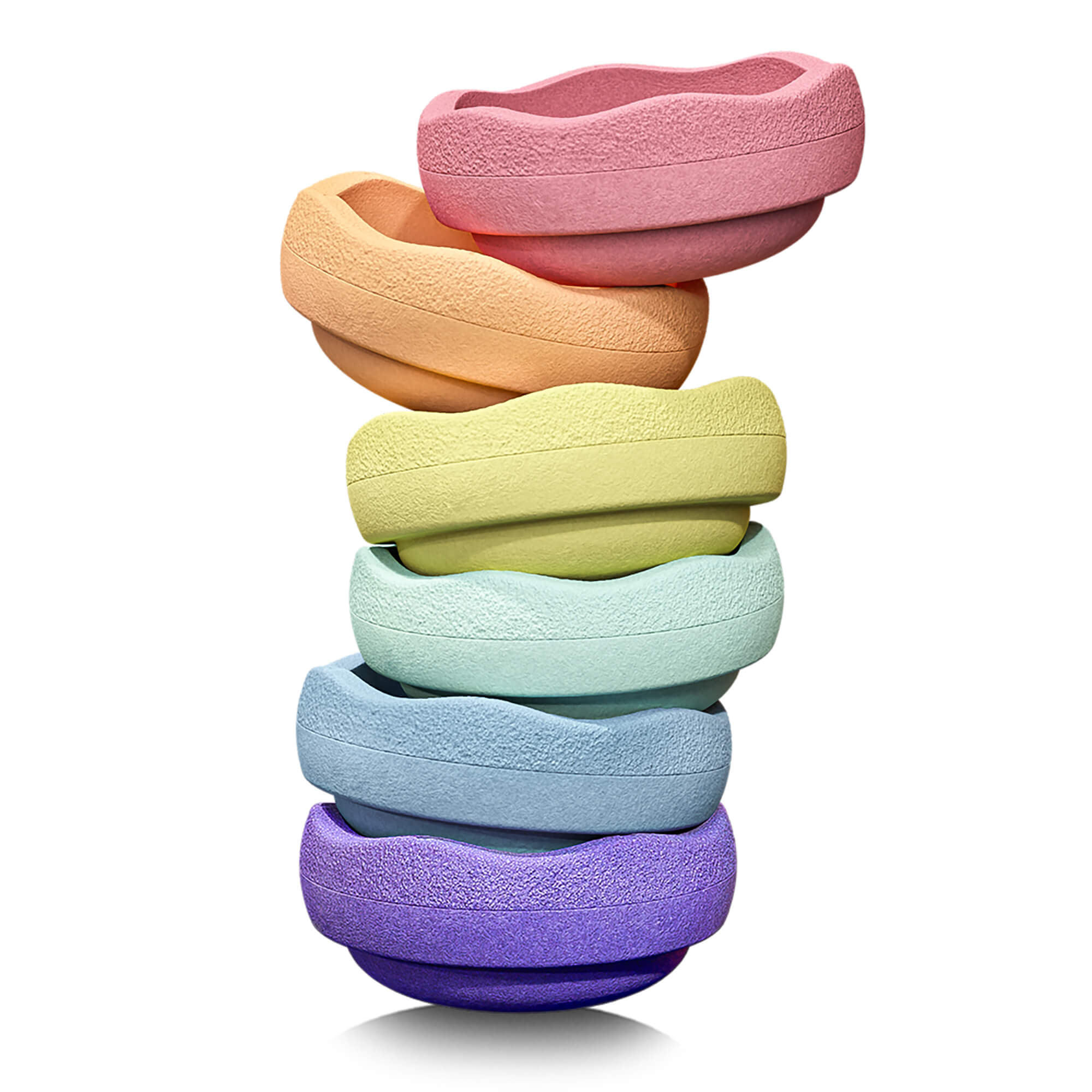 Stapelsteine Rainbow Pastell 6er Set Stapelstein - malmichbuntbest.com