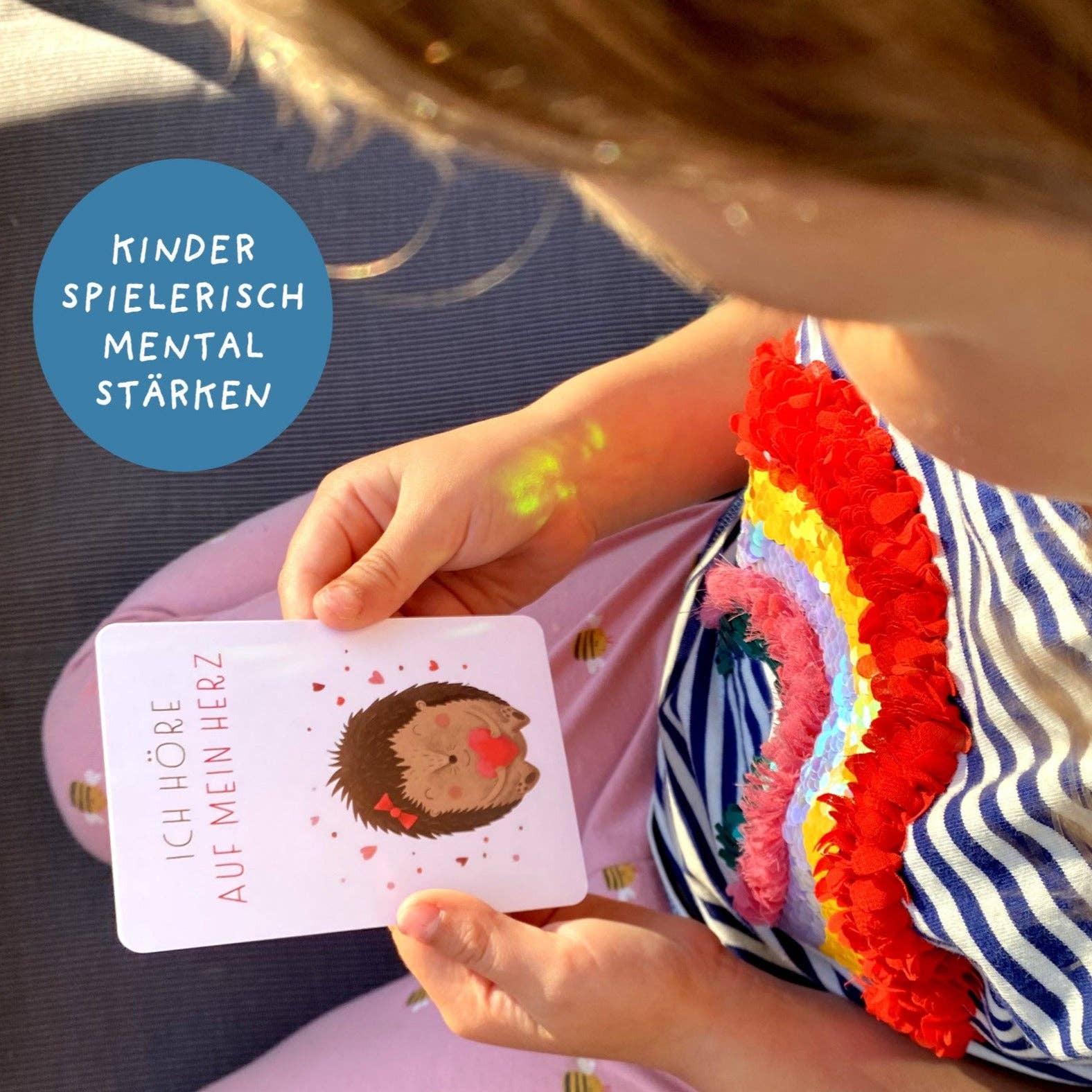 Starke Gedanken – Affirmationskarten für Kinder Rüsselfuchs - malmichbuntbest.com