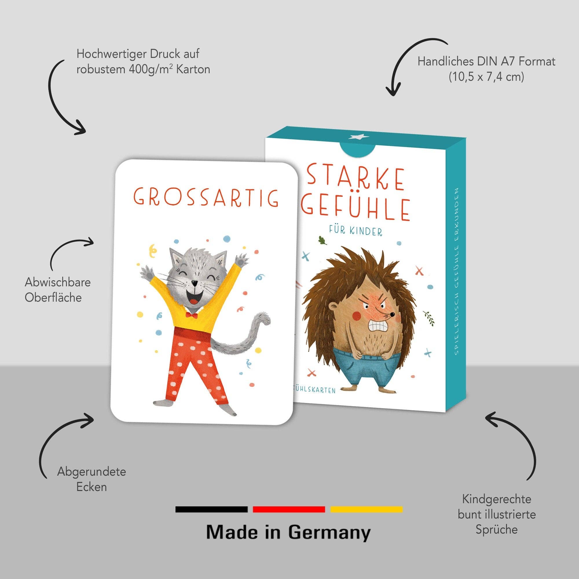Starke Gefühle – Gefühlskarten für Kinder Rüsselfuchs - malmichbuntbest.com