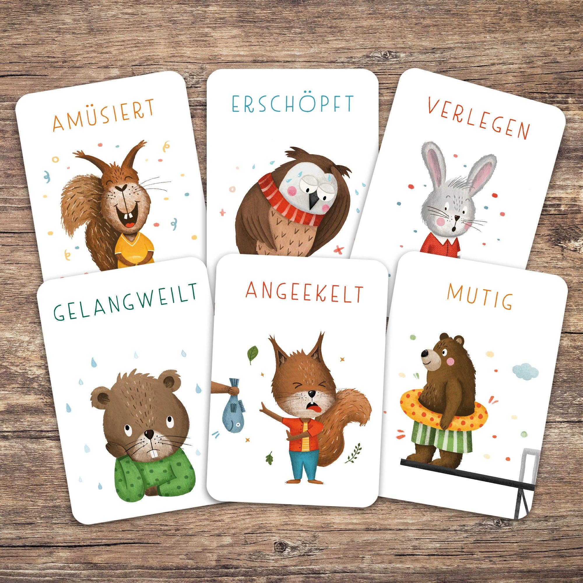 Starke Gefühle – Gefühlskarten für Kinder Rüsselfuchs - malmichbuntbest.com
