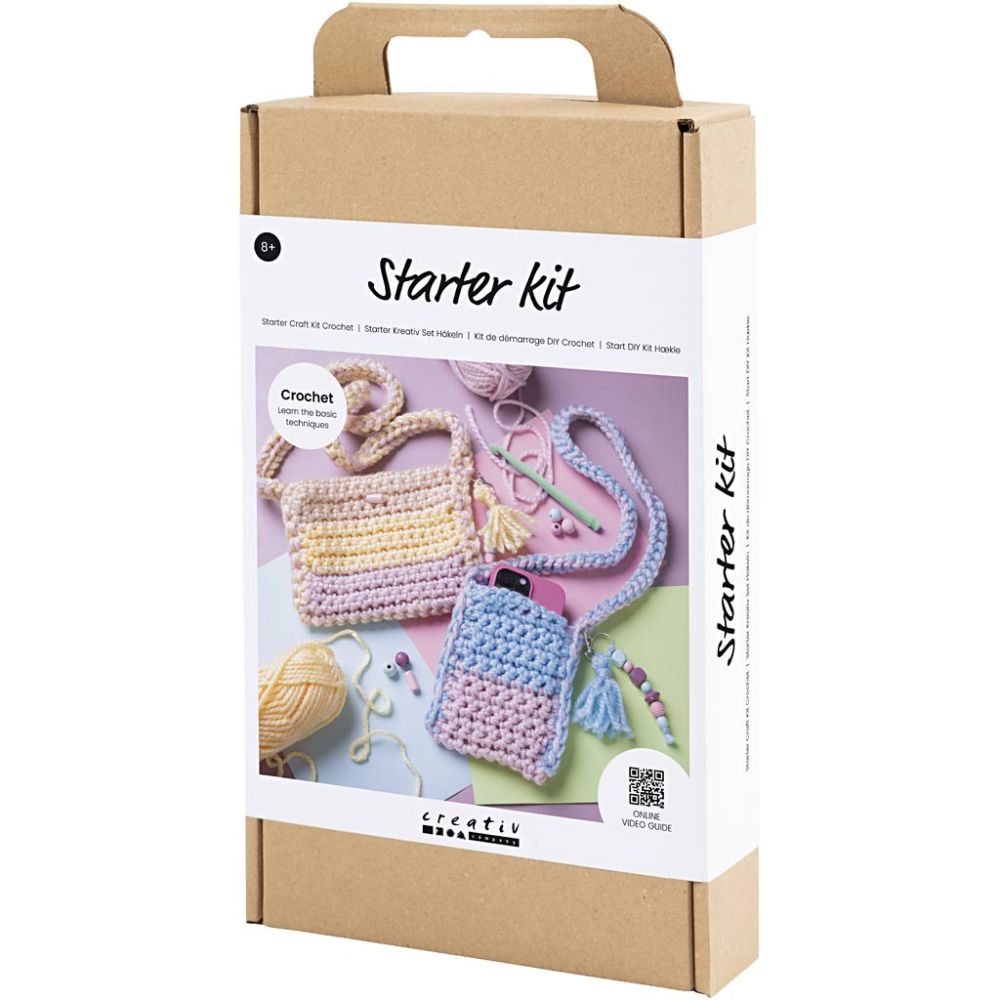 Starter Kreativ Set Häkeln – Stylische Taschen selber häkeln Creativ Company - malmichbuntbest.com