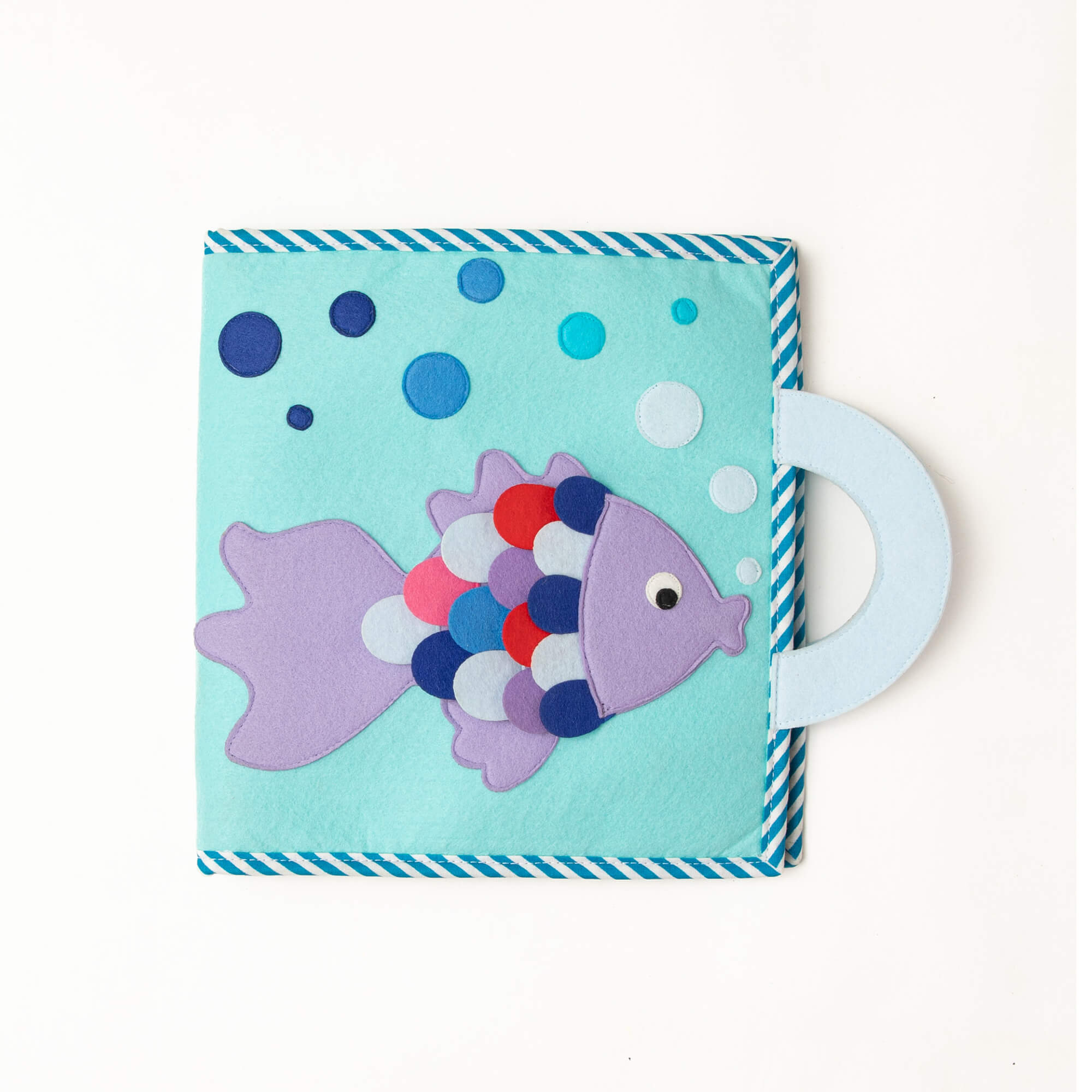 Stoffbuch "Magischer Fisch" (ab 2 Jahren) Jolly Designs - malmichbuntbest.com