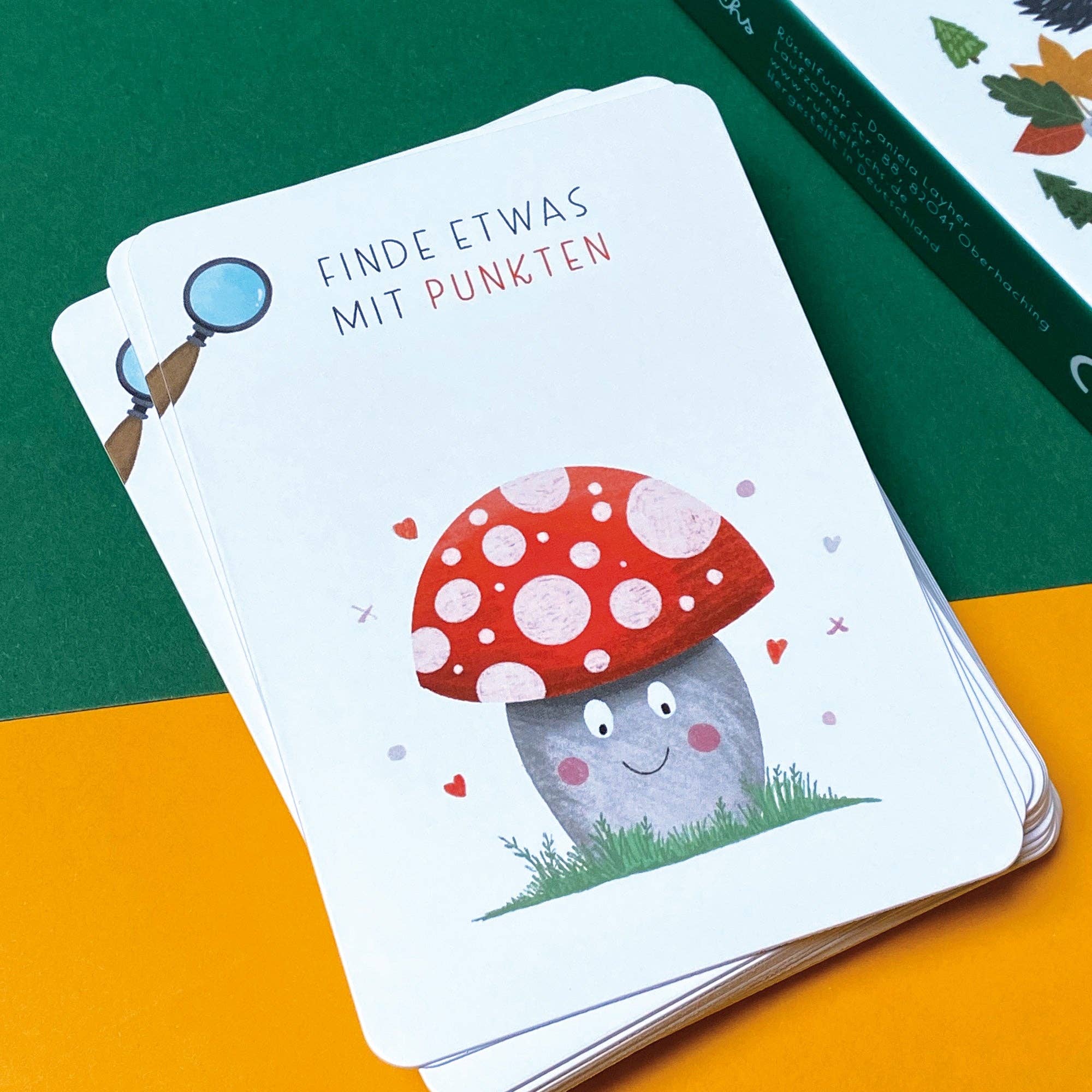 Suchen & Finden – Entdeckerkarten für Kinder Rüsselfuchs - malmichbuntbest.com
