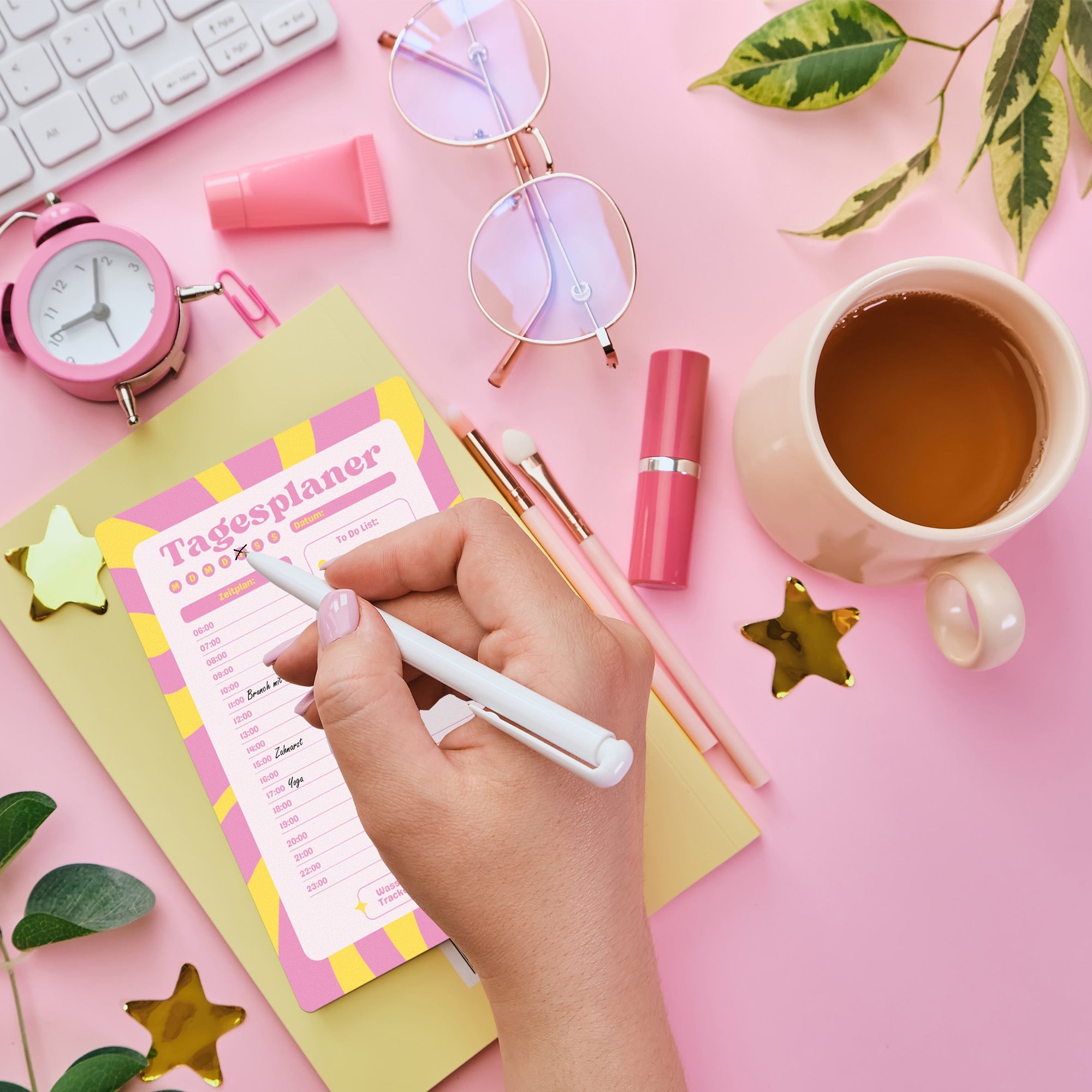 Tagesplaner & To - Do List - Pink Jeka - malmichbuntbest.com