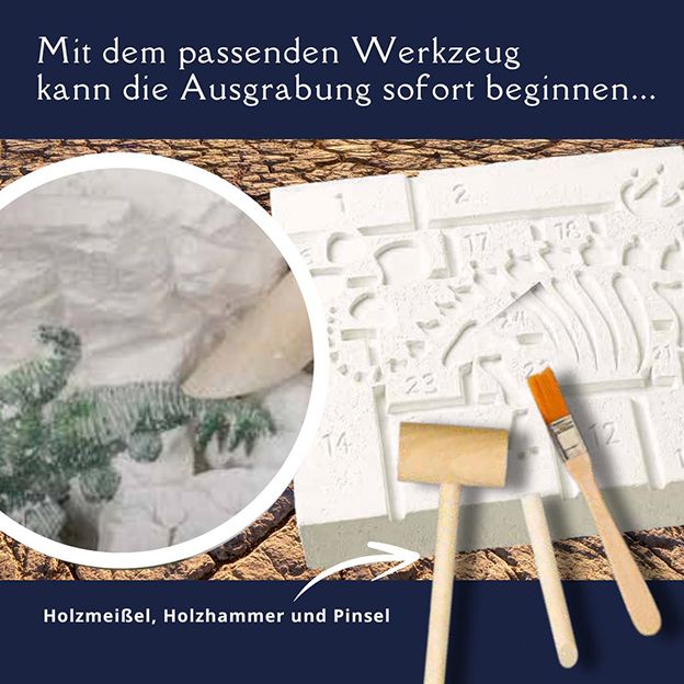 Topp Verlag Ausgrabungsadventskalender - Dinosaurier TOPP Verlag - malmichbuntbest.com
