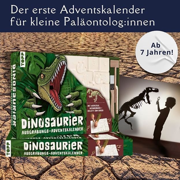 Topp Verlag Ausgrabungsadventskalender - Dinosaurier TOPP Verlag - malmichbuntbest.com