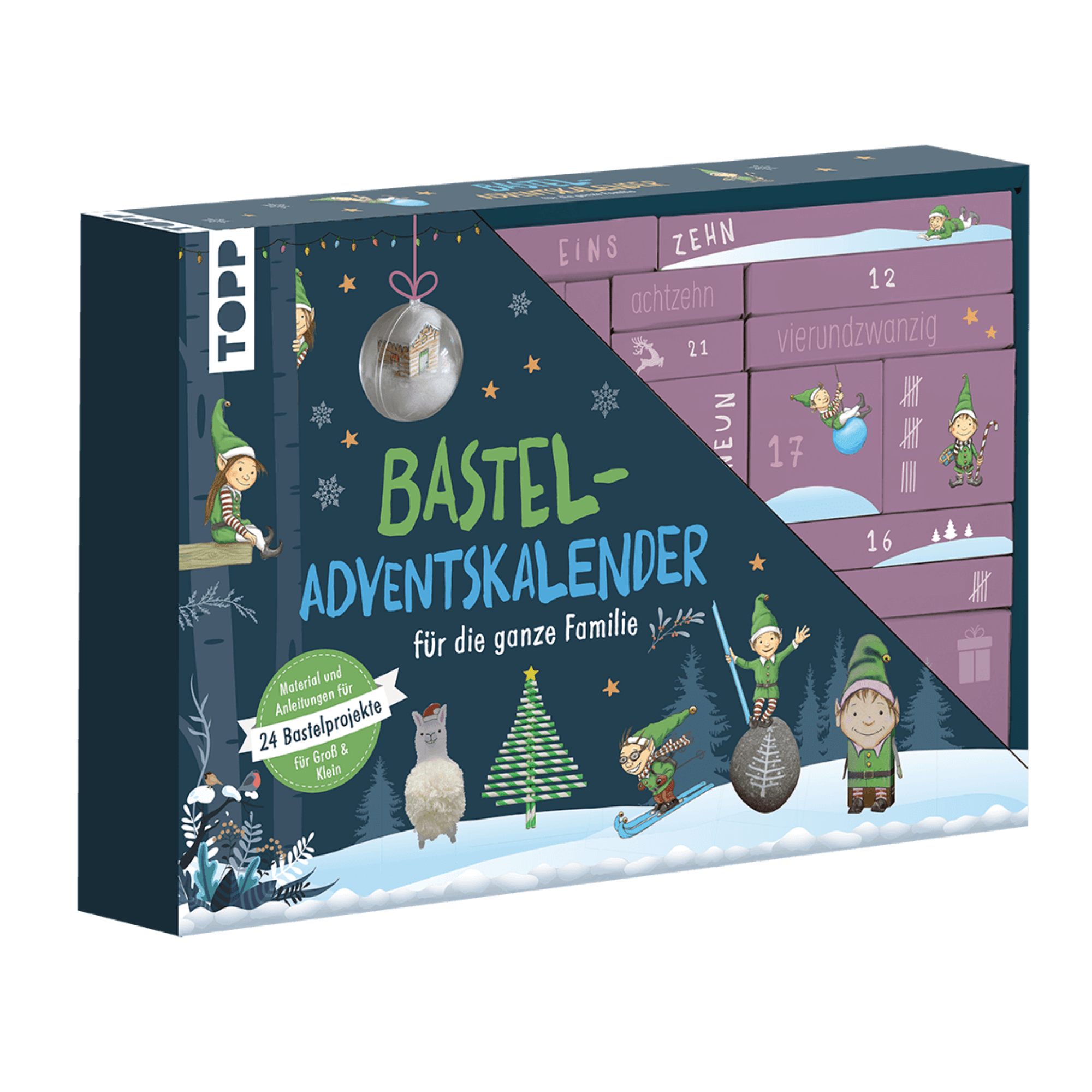 Topp Verlag Familien Bastel-Adventskalender TOPP Verlag - malmichbuntbest.com