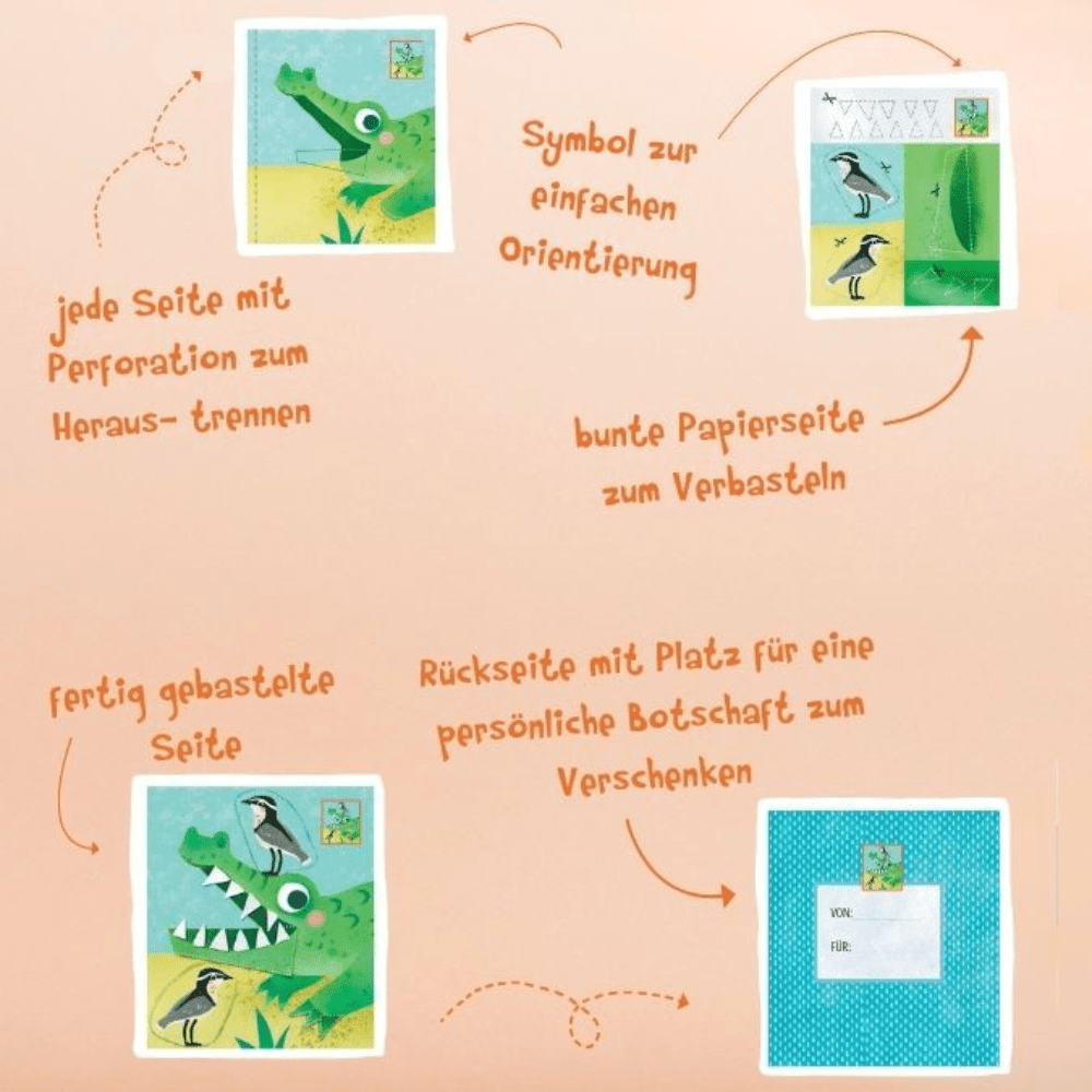 Verbastelbuch für die Allerkleinsten: im Zoo TOPP Verlag - malmichbuntbest.com