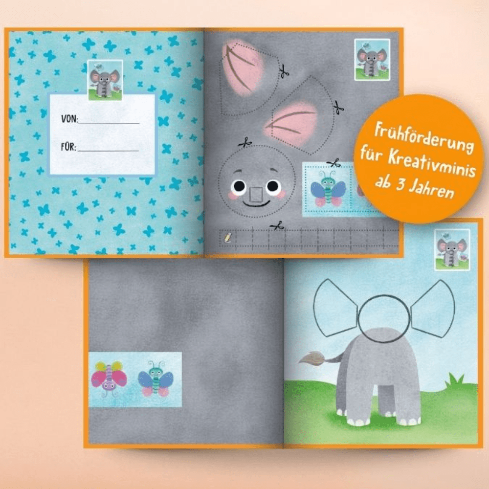 Verbastelbuch für die Allerkleinsten: im Zoo TOPP Verlag - malmichbuntbest.com