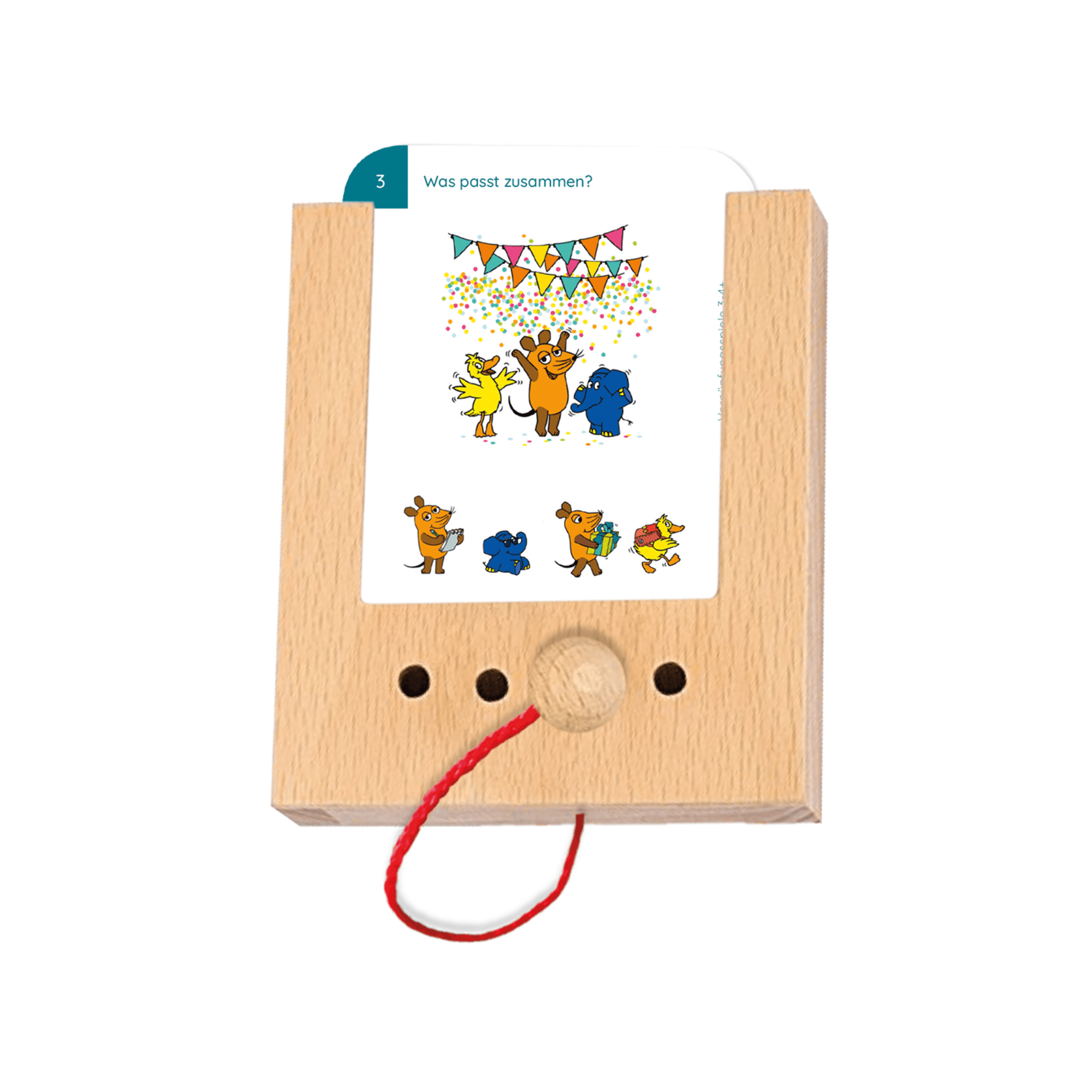 Verknüpfungsspiele mit der Maus 3 - 4+ - Übungen für den Lochkasten Lernspielverlag - malmichbuntbest.com