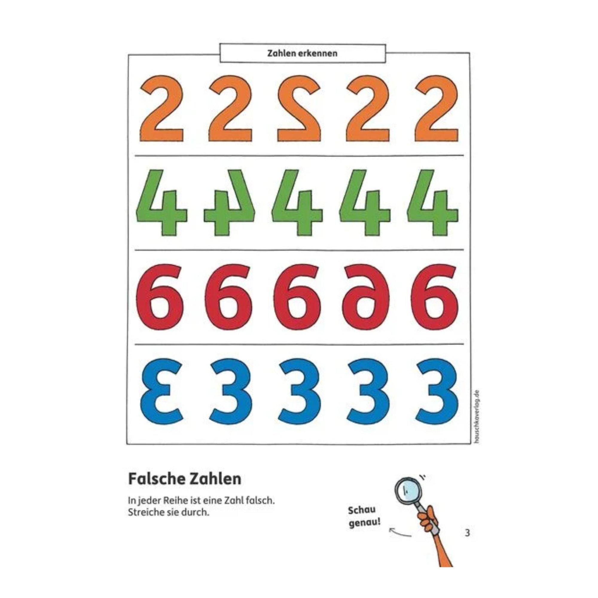 Vorschulblock – Zahlen und Mengen ab 5 Jahre - Nr. 627 Hauschka Verlag - malmichbuntbest.com