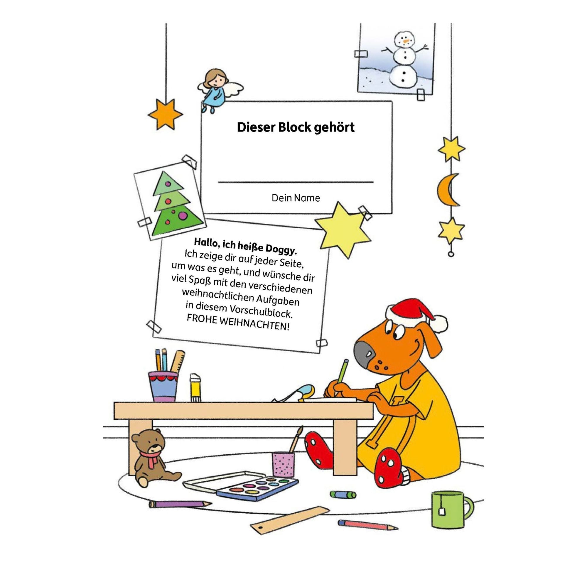 Weihnachtsrätsel ab 5 Jahre - Rätselblock Nr. 391 Hauschka Verlag - malmichbuntbest.com