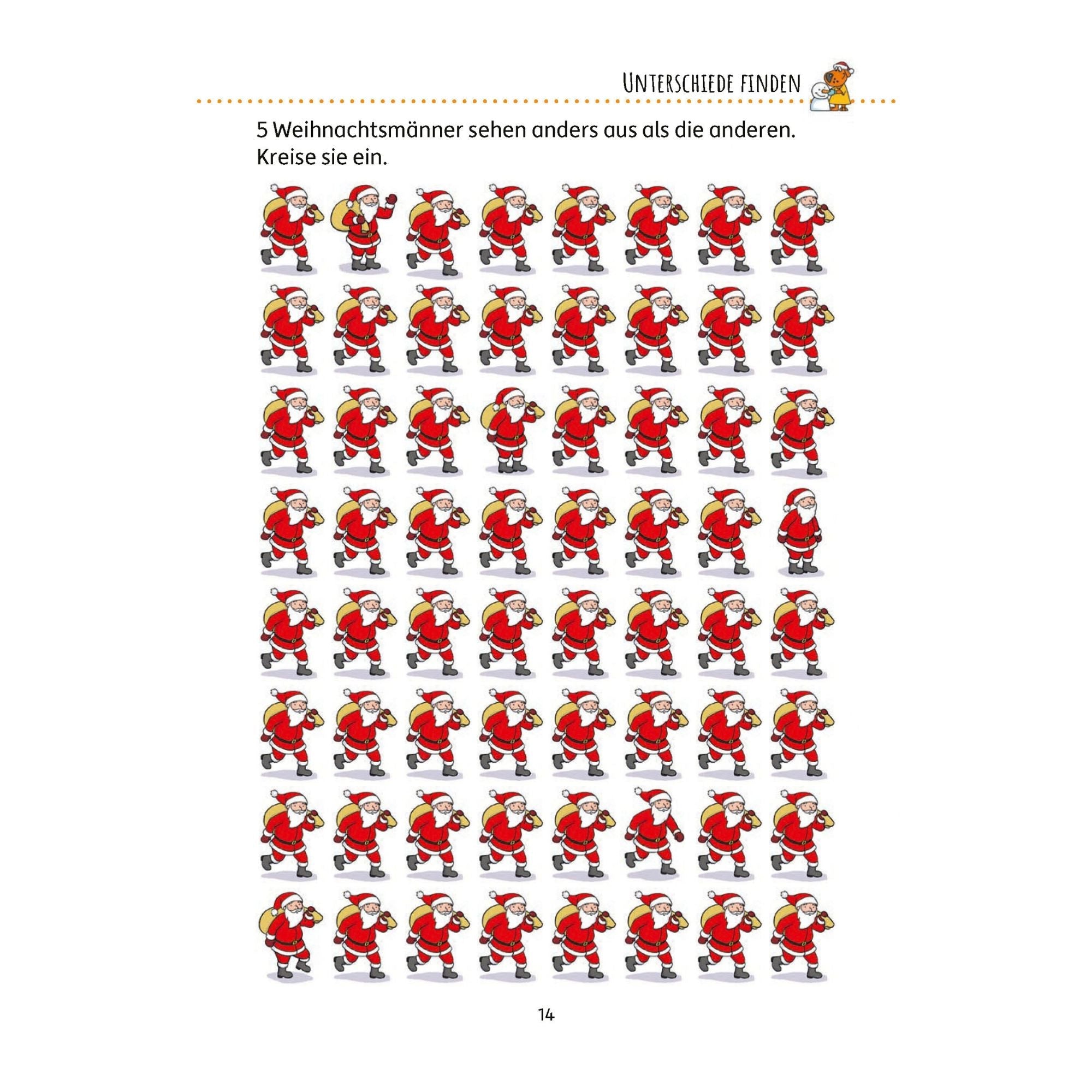 Weihnachtsrätsel ab 6 Jahre - Rätselblock Nr. 370 Hauschka Verlag - malmichbuntbest.com