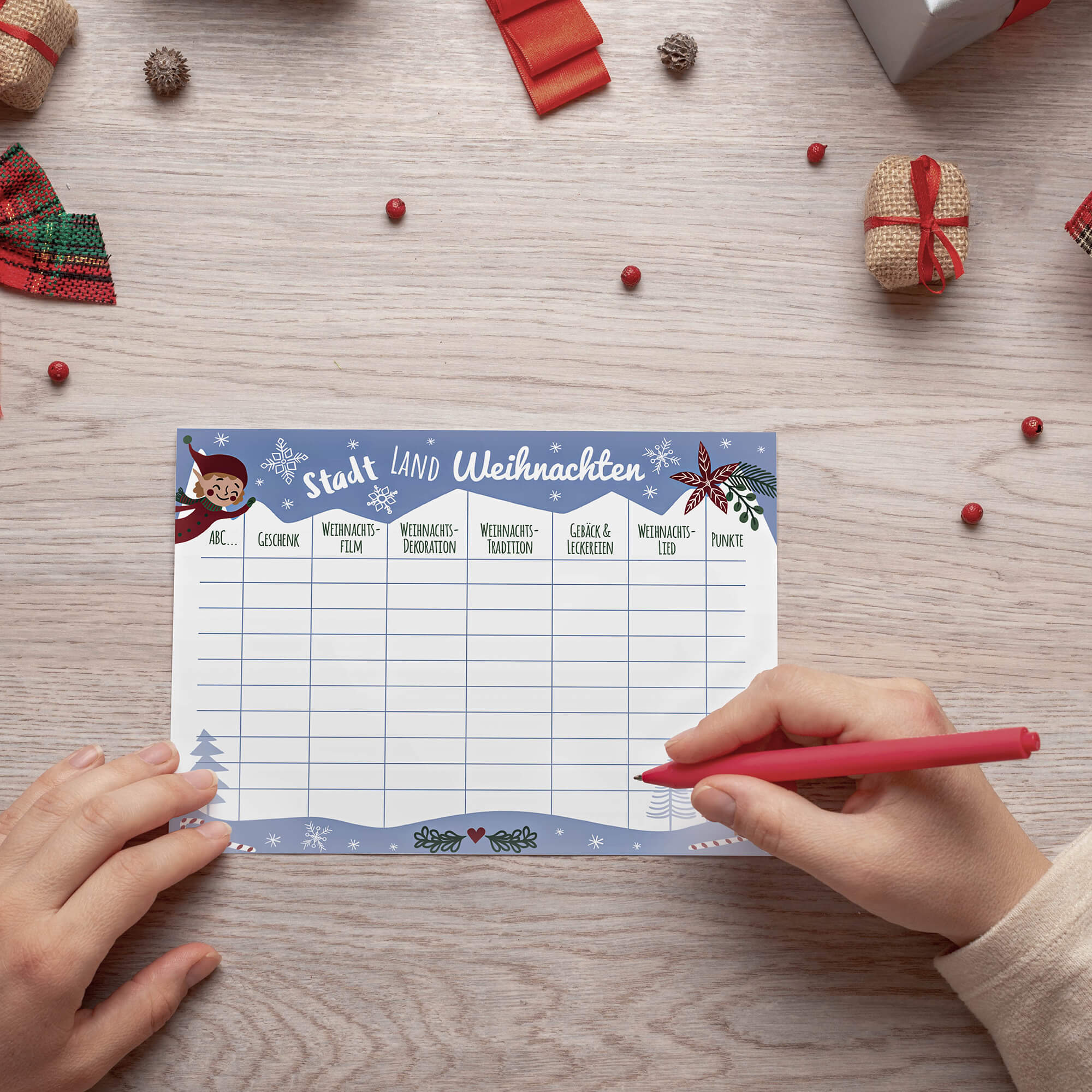 Weihnachtsspiele - Set Elf Jeka - malmichbuntbest.com