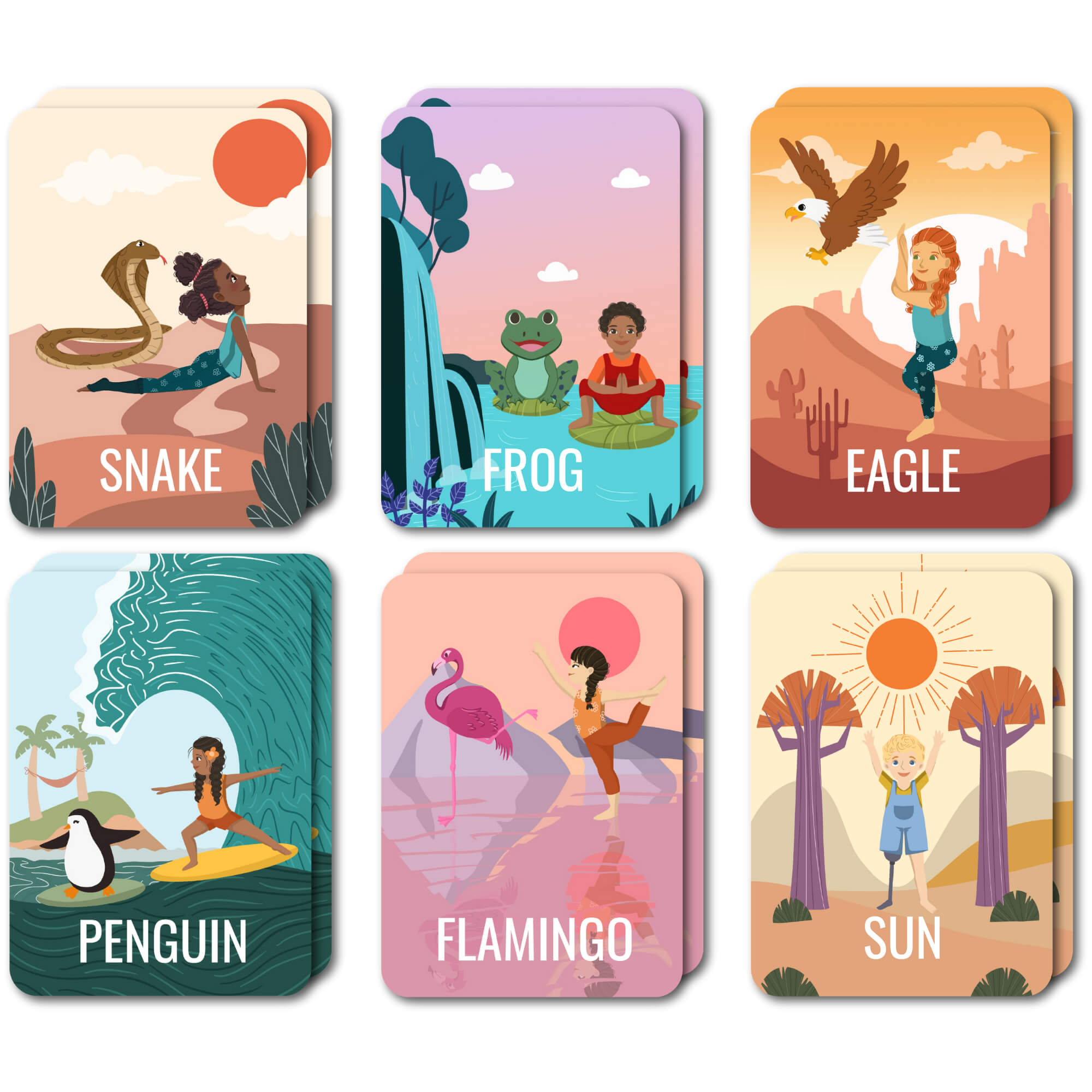 Yoga - Karten für Kinder IMYOGI - malmichbuntbest.com