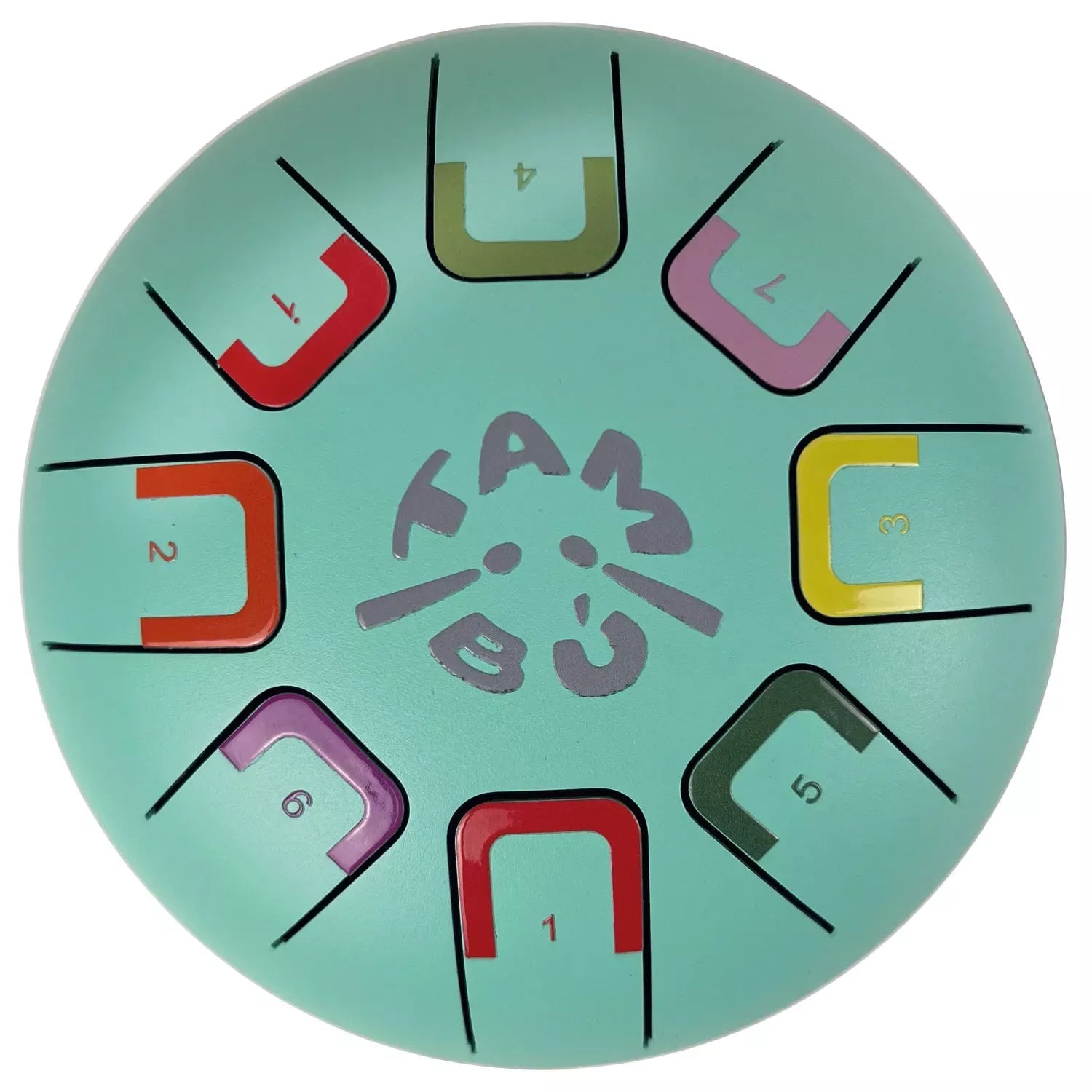 Zungentrommel Baby Tambu Teal Peal (Türkis) JuegaConmigo - malmichbuntbest.com