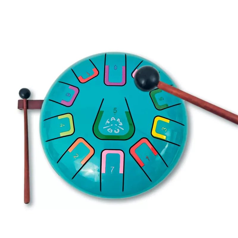Zungentrommel Tambu Steel Drum - Under the sea (Matt Turquoise) JuegaConmigo - malmichbuntbest.com